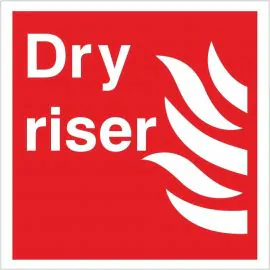 Dry Riser Sign 
