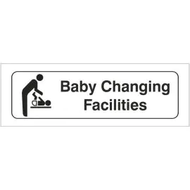 Baby Changing Facilities Toilet Door Sign